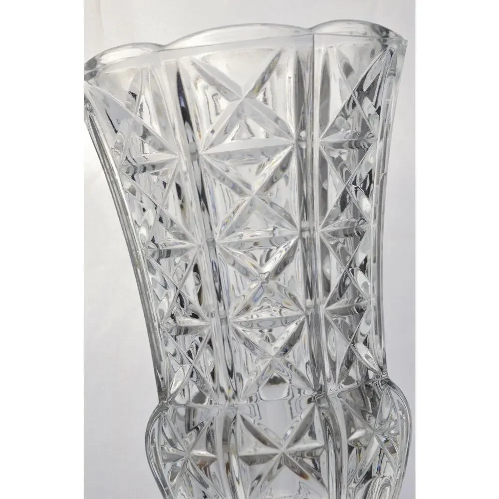 Crystal Flower Vase 10.75
